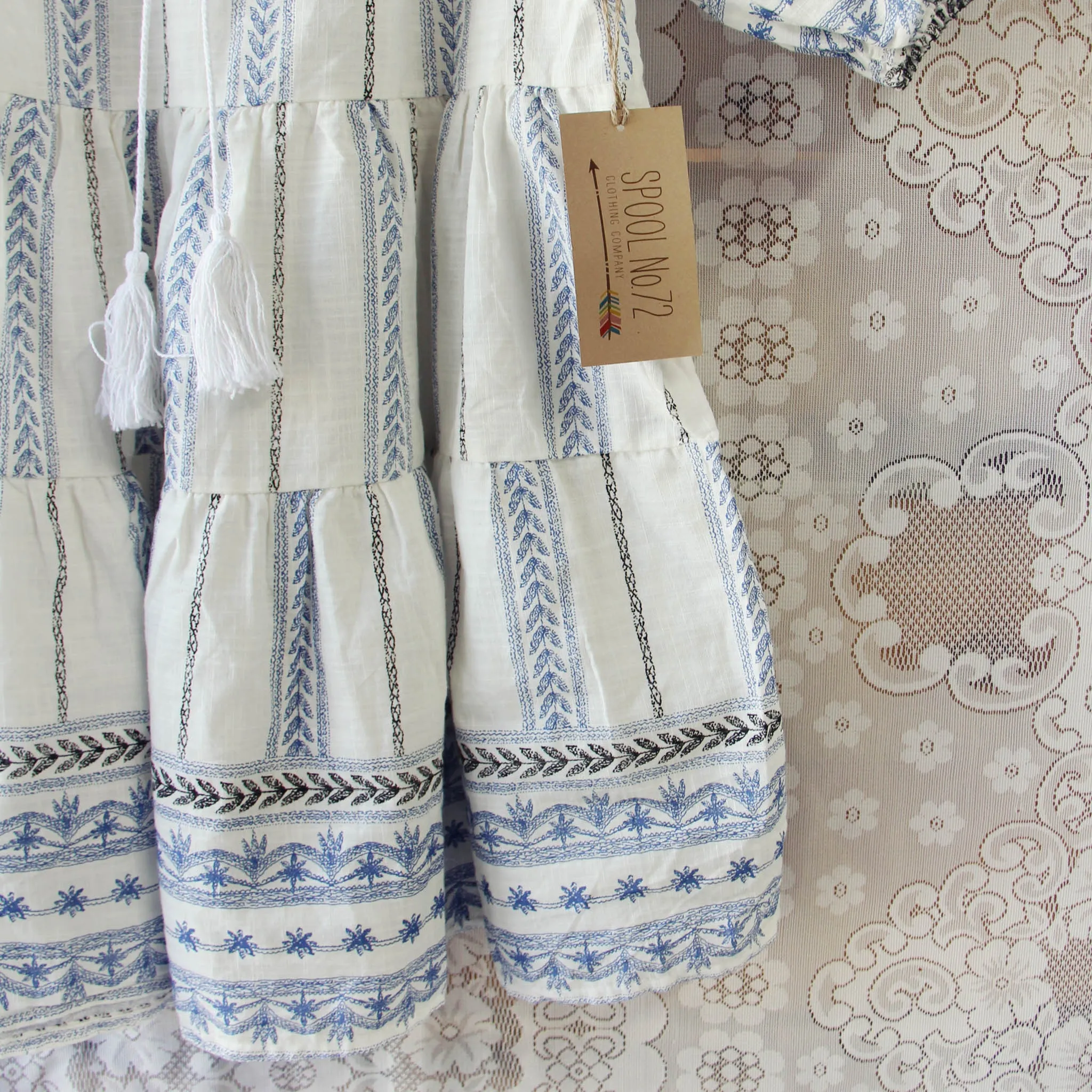 Summer Juniper Blouse in Sky