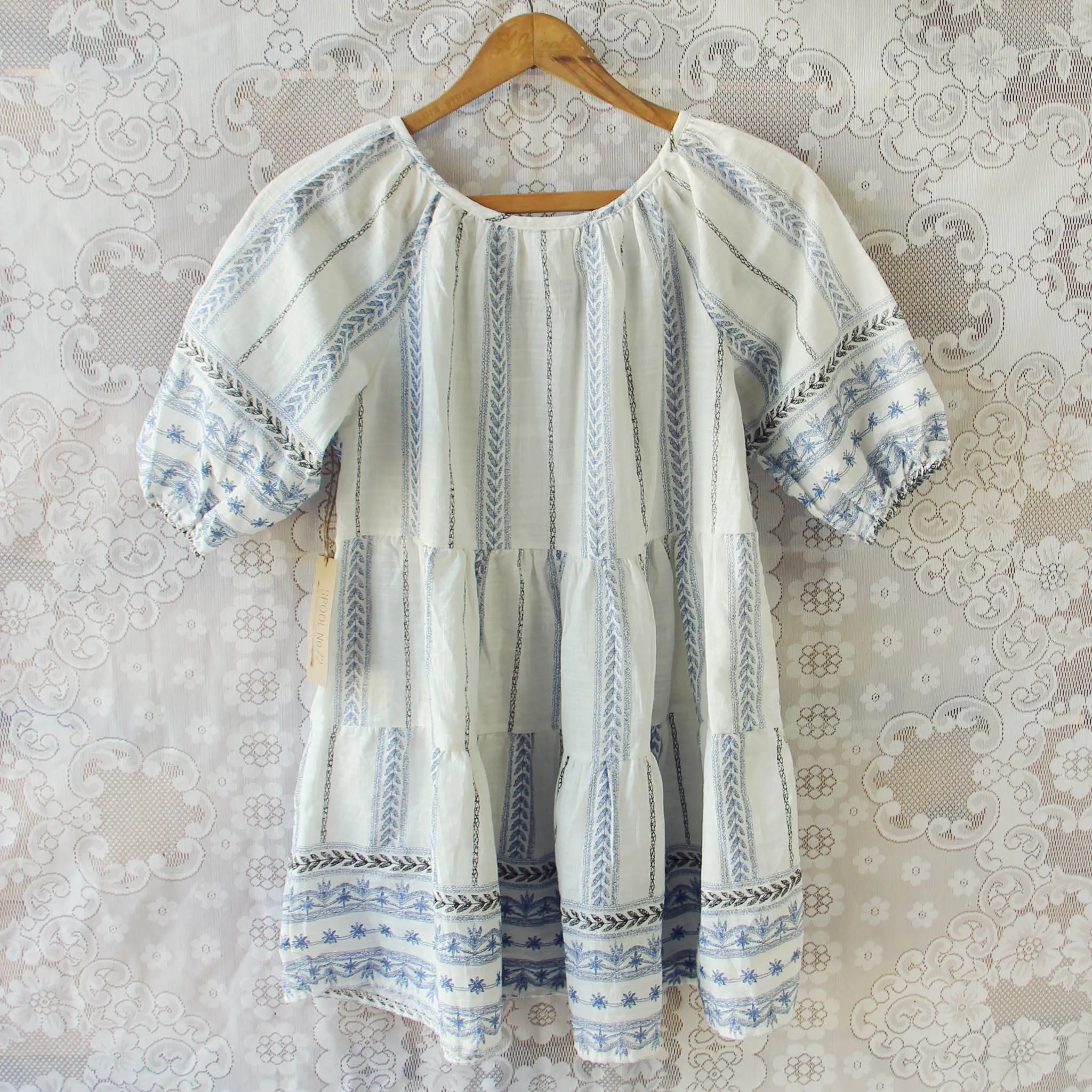 Summer Juniper Blouse in Sky