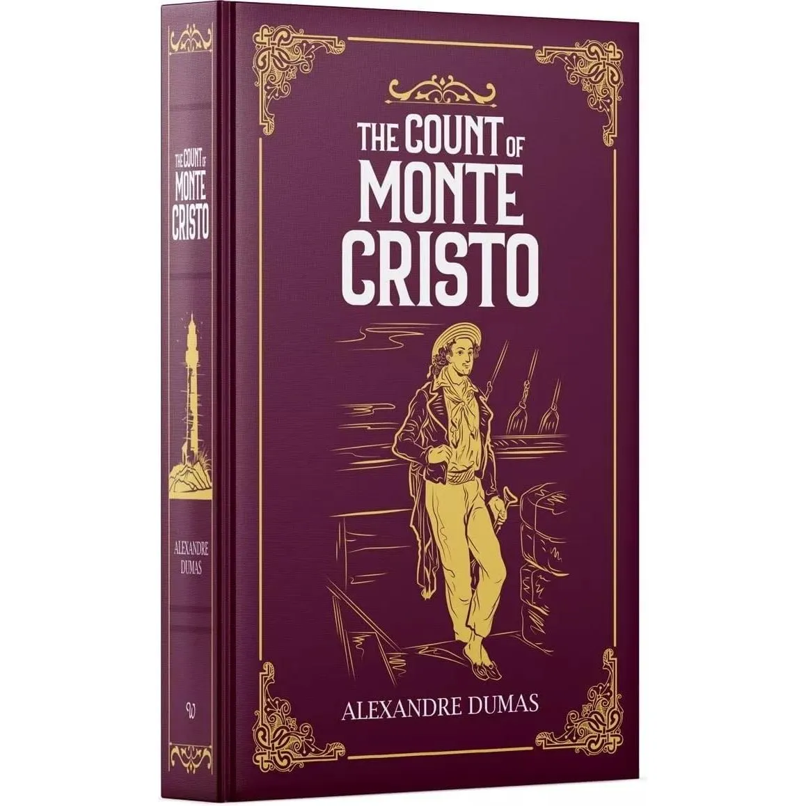 The Count of Monte Cristo Deluxe Leather Bound By Alexandre Dumas Leather Bound