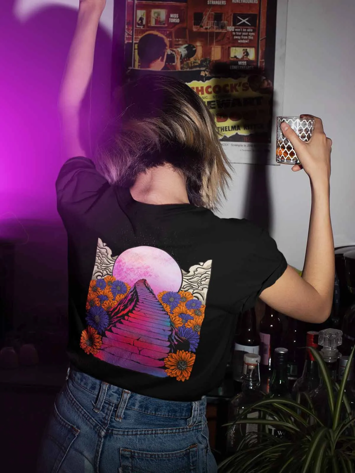 The Moon Party | Backprint T shirt
