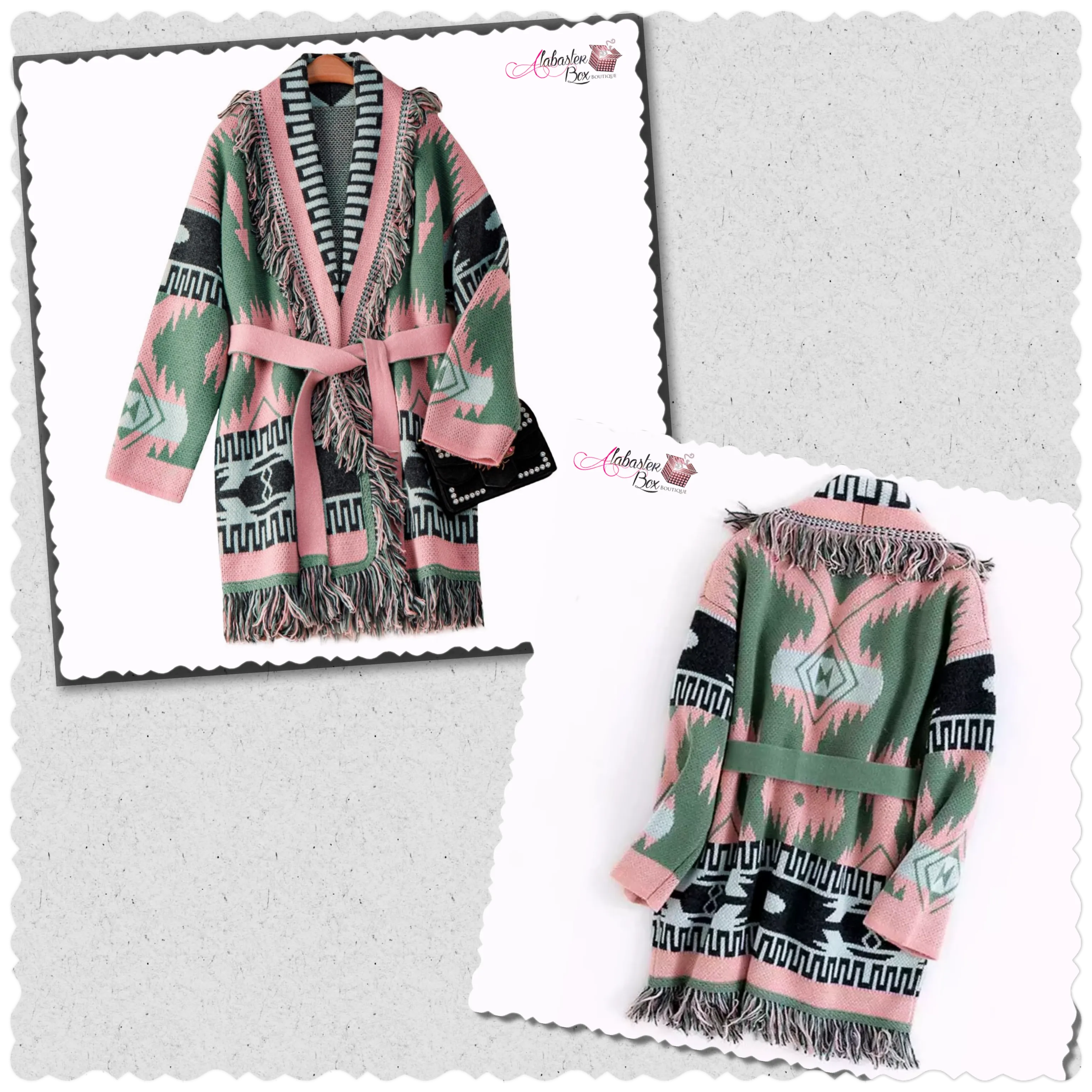 The "AKAhemian 💕💚" Cardigan