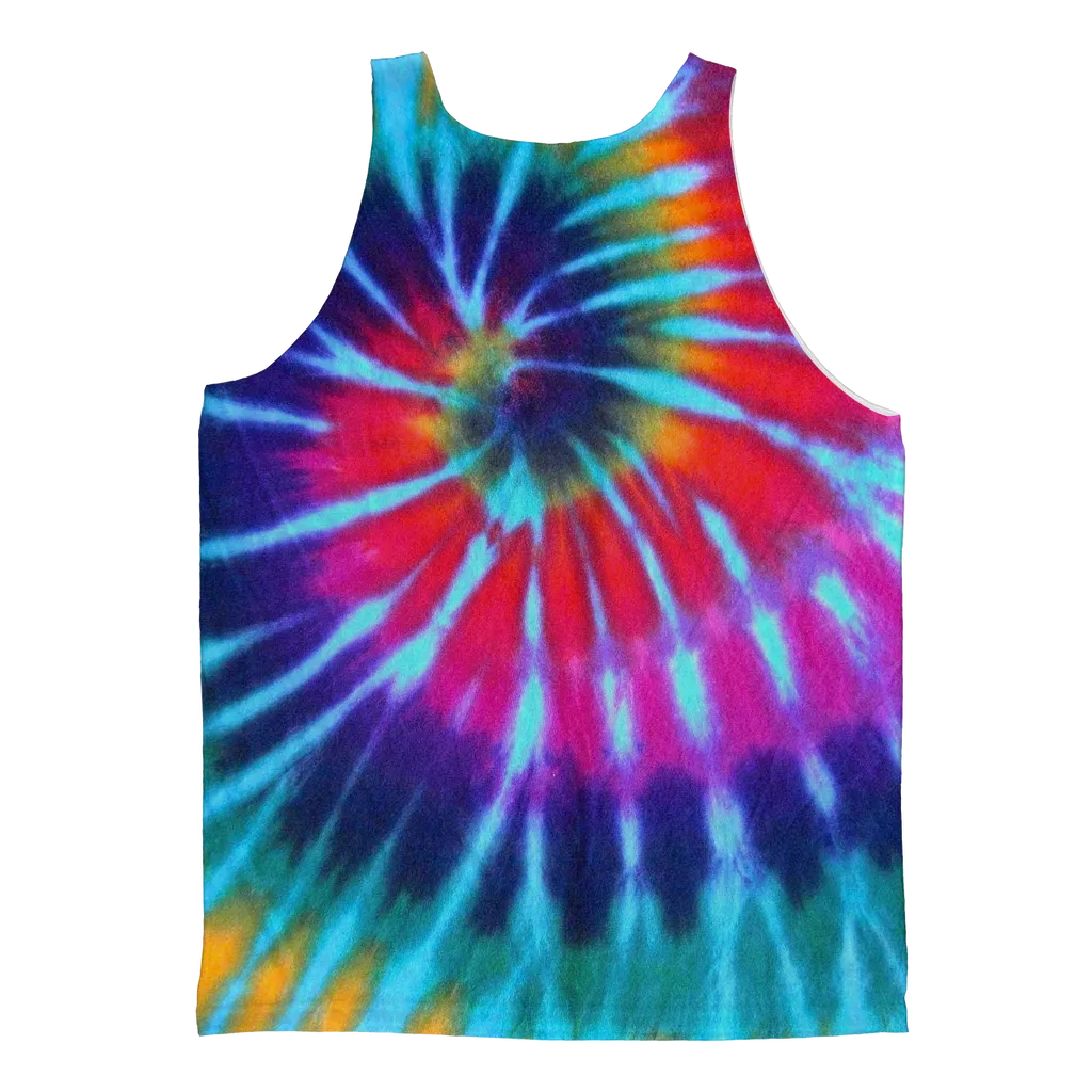 Tie Dye Pattern Adult Tank Top