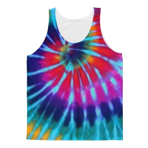 Tie Dye Pattern Adult Tank Top