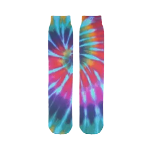 Tie Dye Pattern Tube Socks