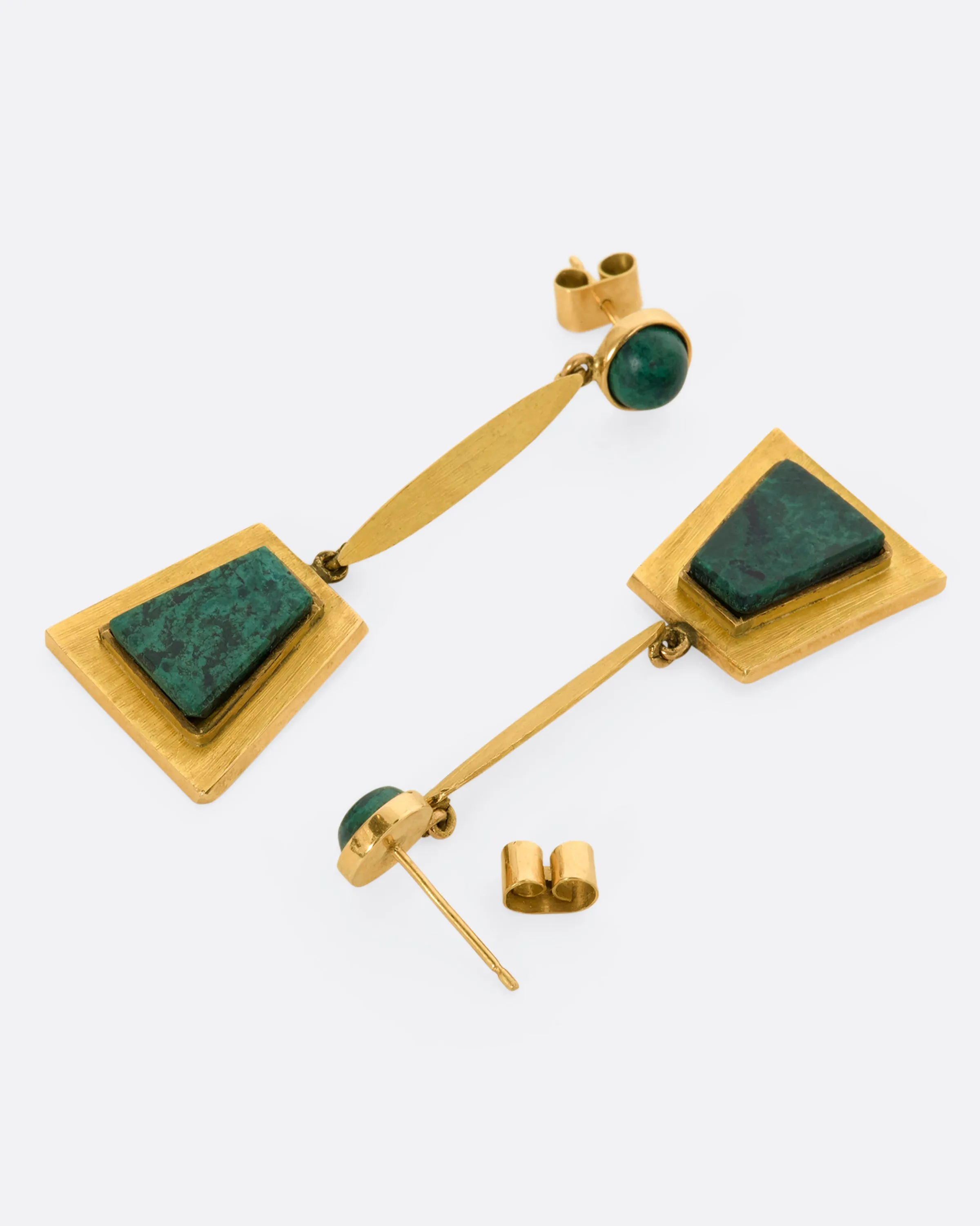 Trapezoid Drop Earrings