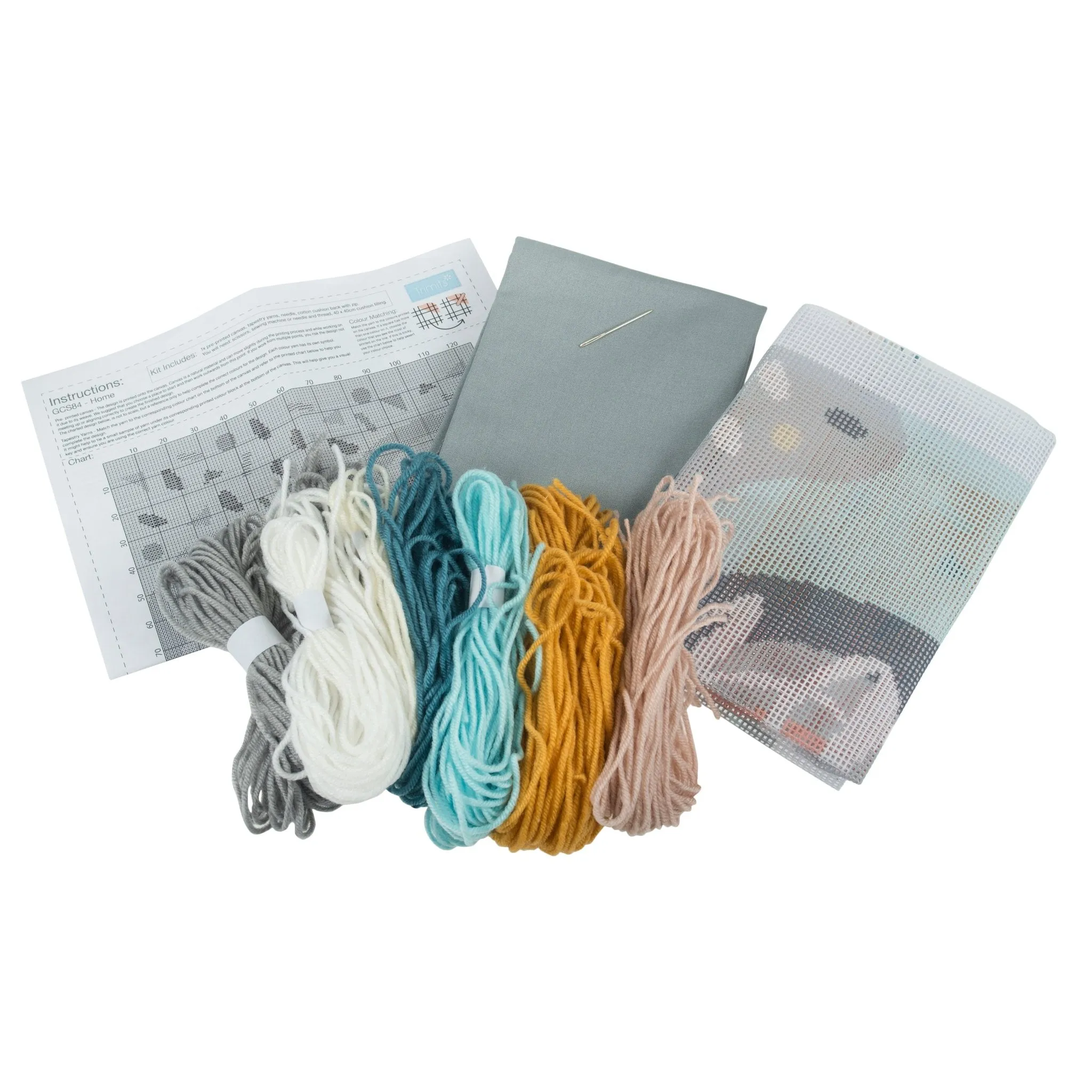 Trimits | Half Stitch Tapestry Kit | Cushion | Home