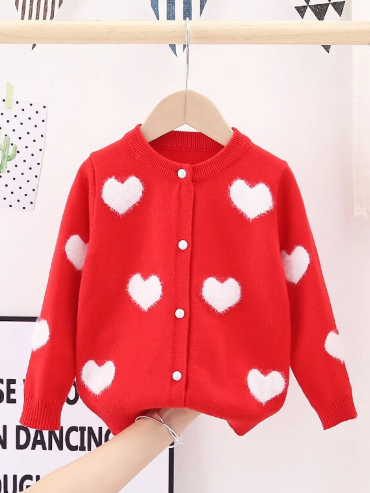 Truly Loved Heart Knit Cardigan