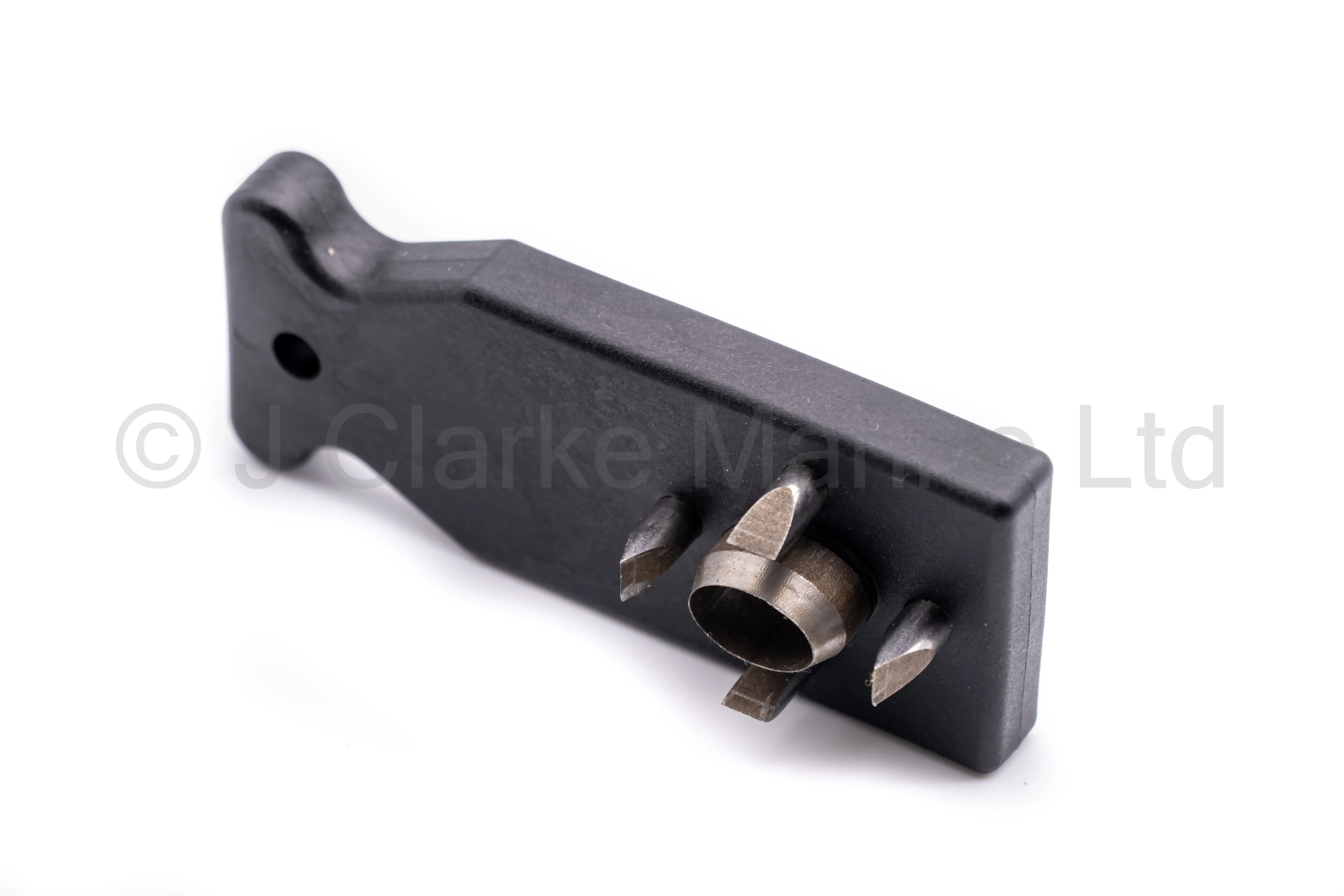 Turnbutton hole punch cutter tool (J Clarke Marine design)