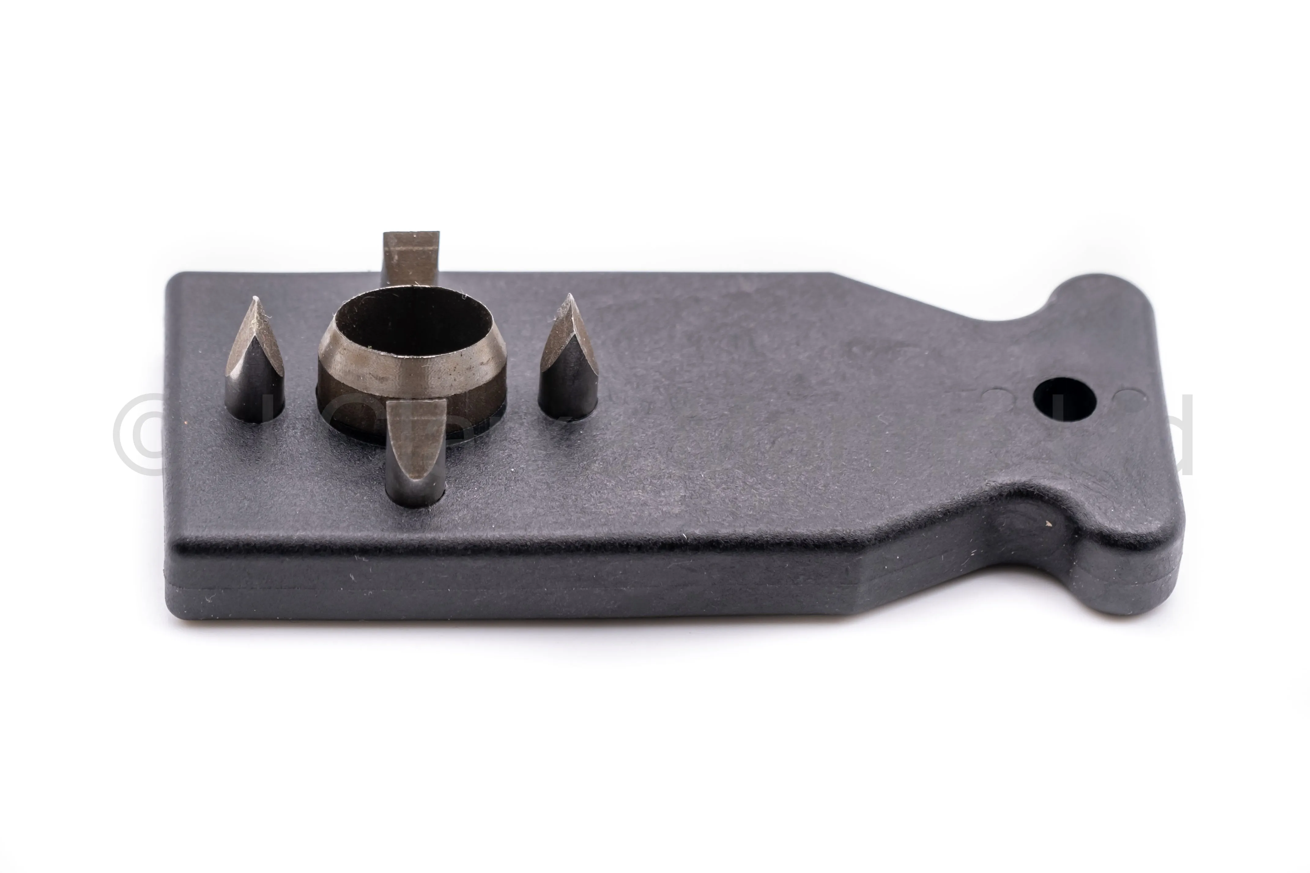 Turnbutton hole punch cutter tool (J Clarke Marine design)