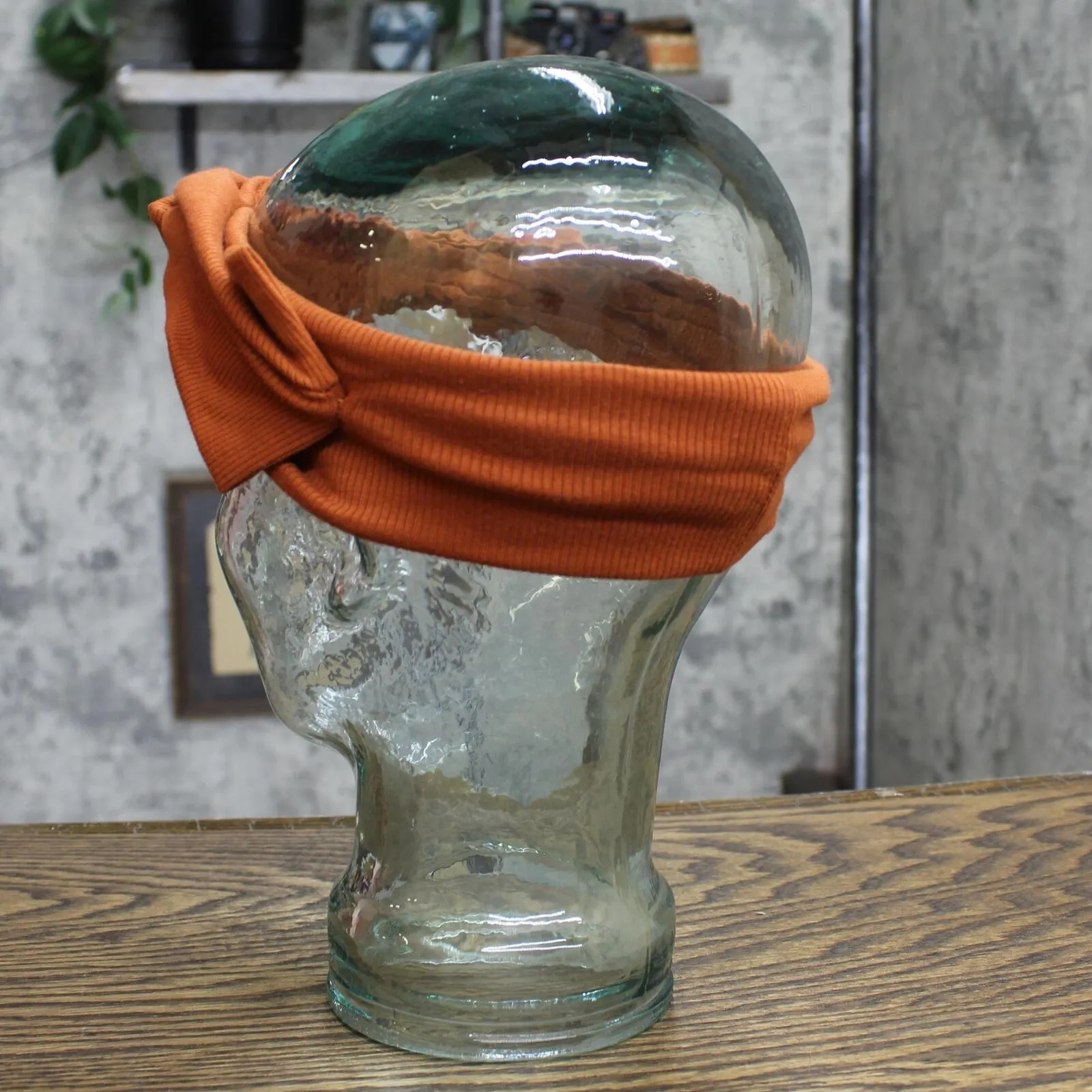 Universal Thread Soft knotted Headwrap Orange One Size