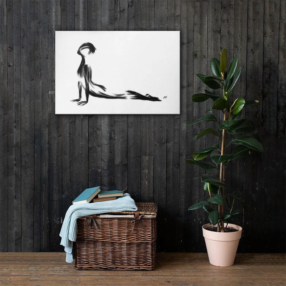 Upward Facing Dog - Canvas