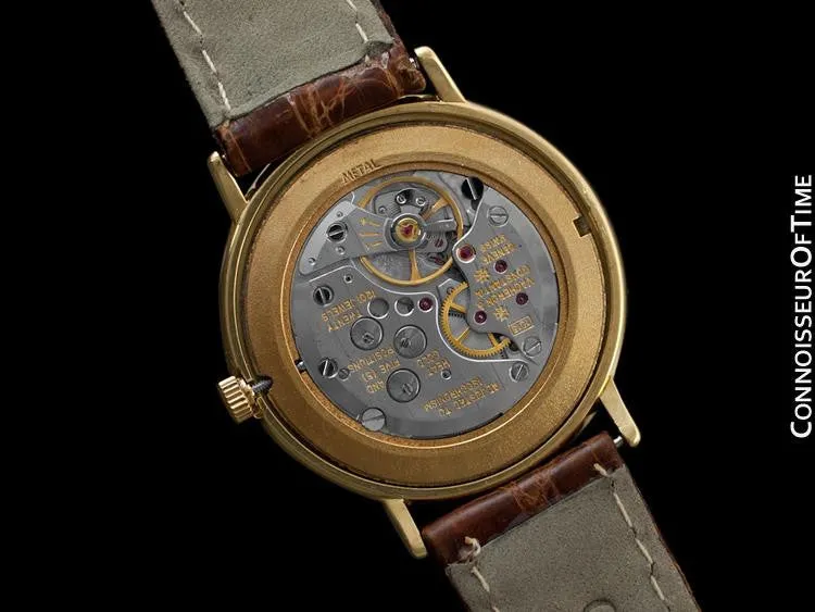 Vacheron & Constantin Patrimony Style Mens Ultra Thin Watch - 18K Gold