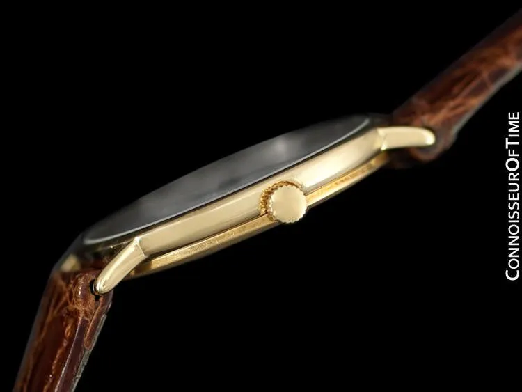 Vacheron & Constantin Patrimony Style Mens Ultra Thin Watch - 18K Gold