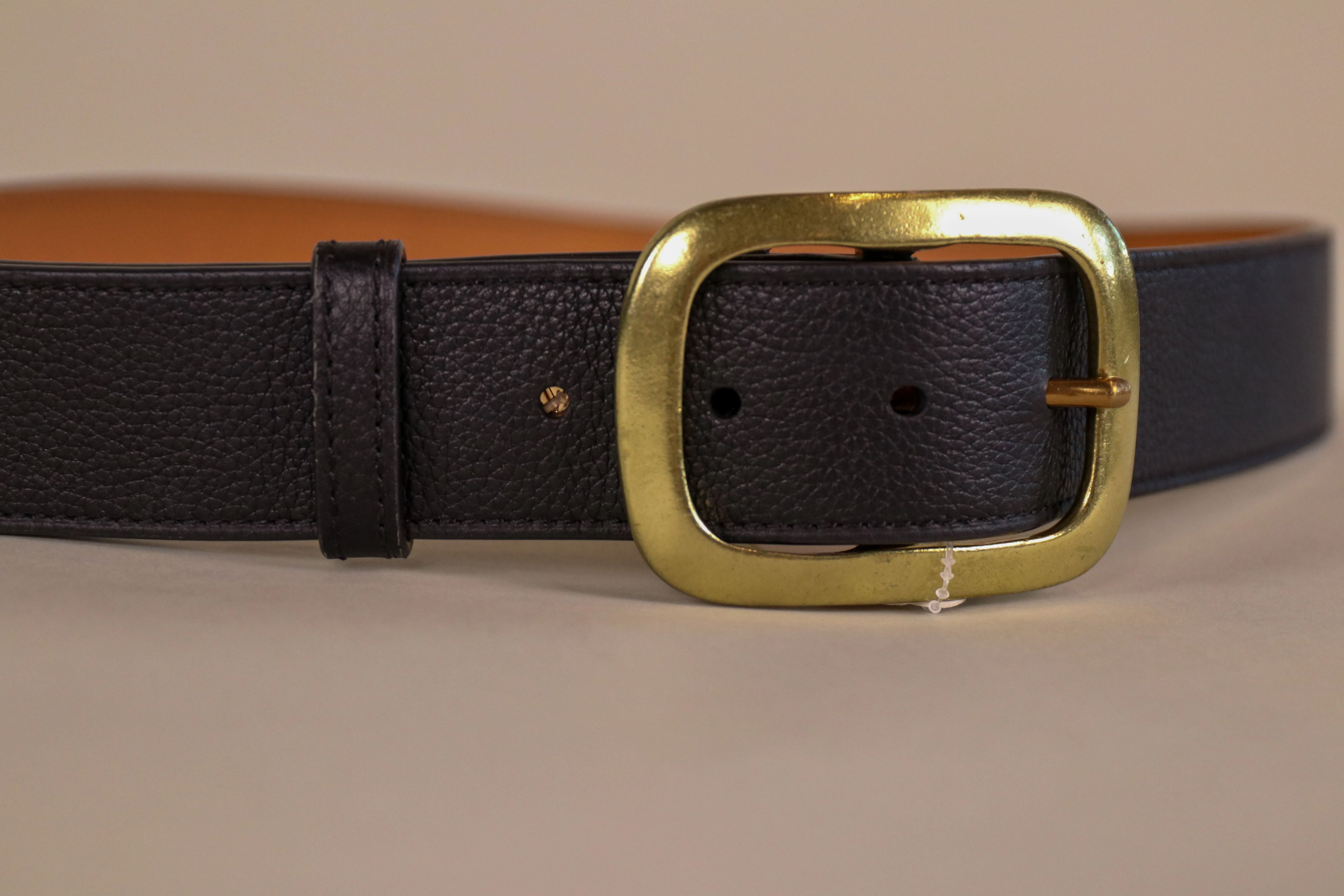 Vaincourt Paris - La Captivante Pebbled Leather Belt - S