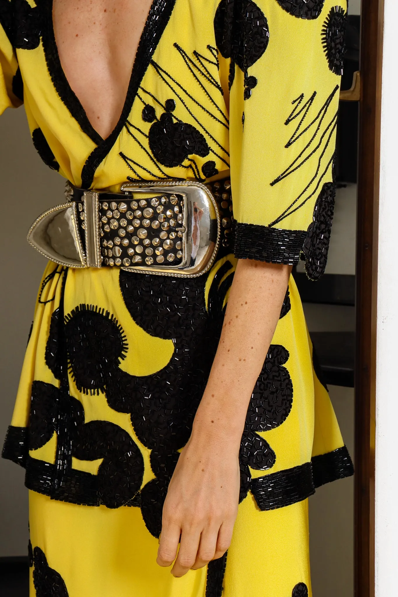 Variety Studded Leather Belt