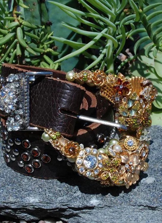 Vintage Butterfly Belt & Buckle - Small