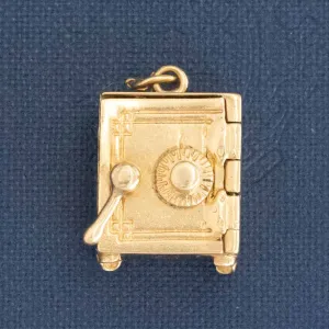 Vintage Dollar Safe Charm