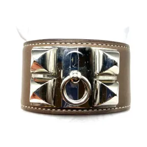 Vintage Hermes Bracelet in Taupe