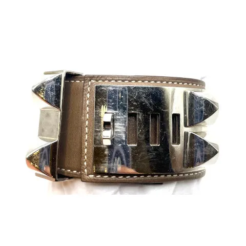 Vintage Hermes Bracelet in Taupe