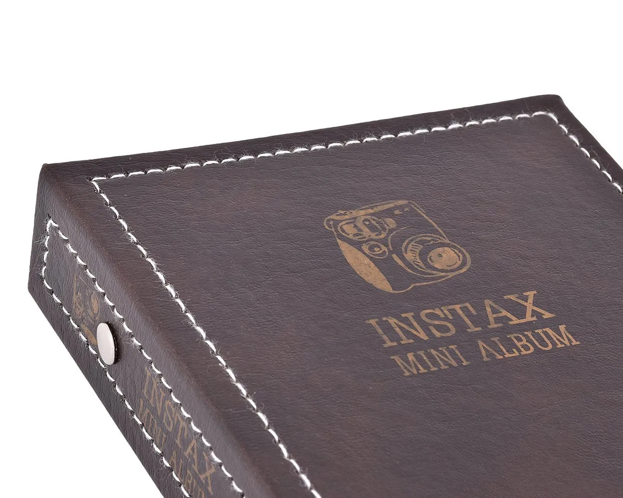 Vintage Leather Photo Album for Fujifilm Instax Mini Films
