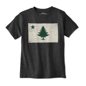 Vintage Maine Flag Youth T-shirt