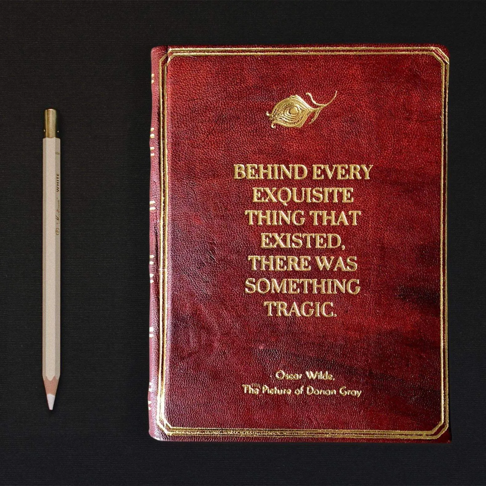 Vintage Oscar Wilde Dorian Gray Handmade Leather Journal