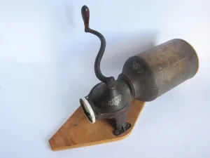 Vintage Wall Mounted Canister Coffee Grinder - PATD 1891
