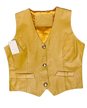 VTG Leather Deadstock Vest