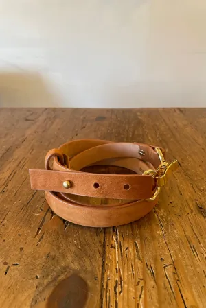 W. Kleinberg Nubuck Calf Belt