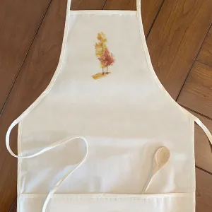 Watercolor Fall Trees (Group) - Women's Apron