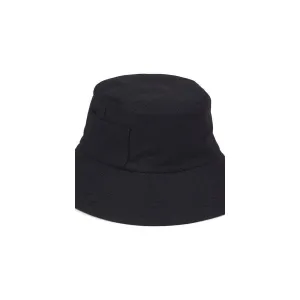 Wave Bucket Hat -Black Canvas