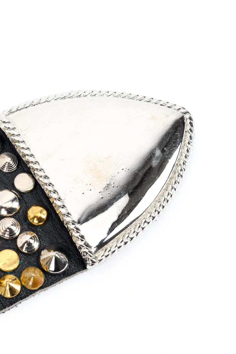 Wide Studded Belt