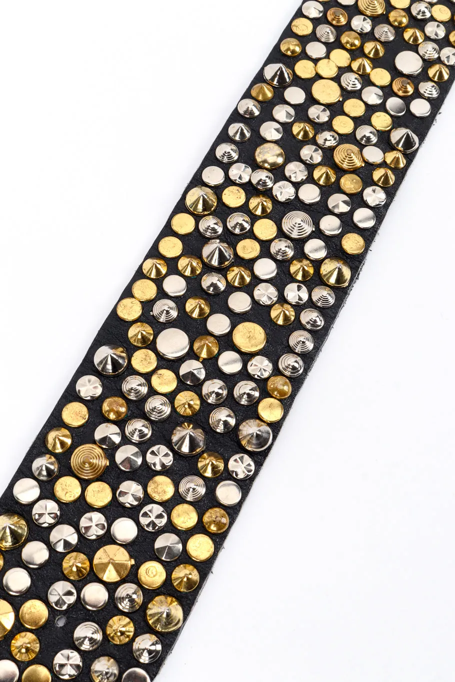 Wide Studded Belt