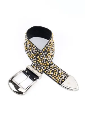 Wide Studded Belt