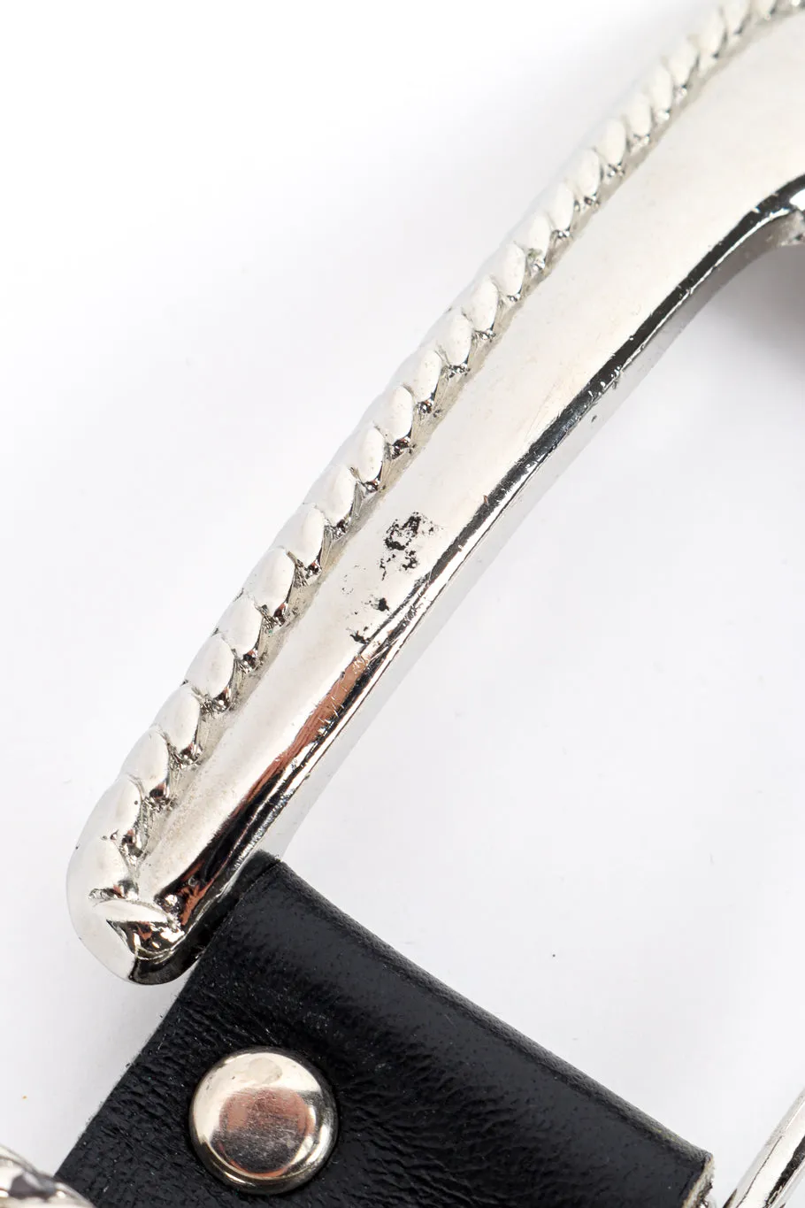 Wide Studded Belt