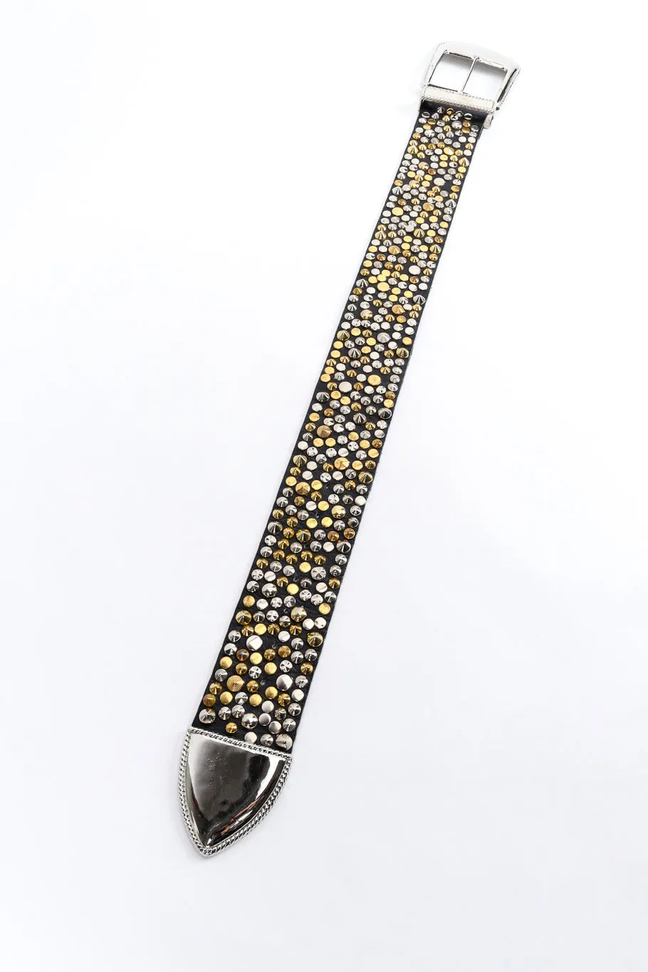 Wide Studded Belt