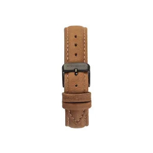 WOODWATCH LEATHER STRAP AMBER 16MM