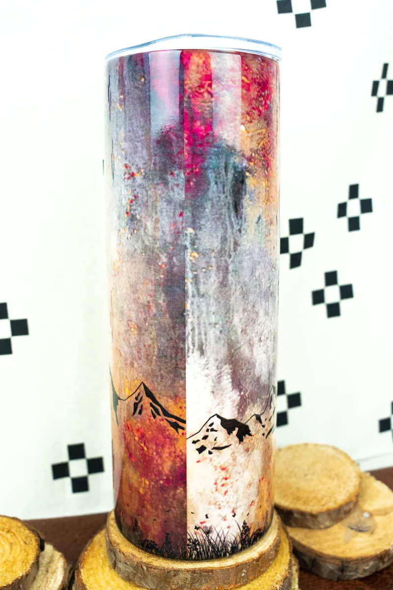 YELLOWSTONE MOUTAINS 20oz TUMBLER