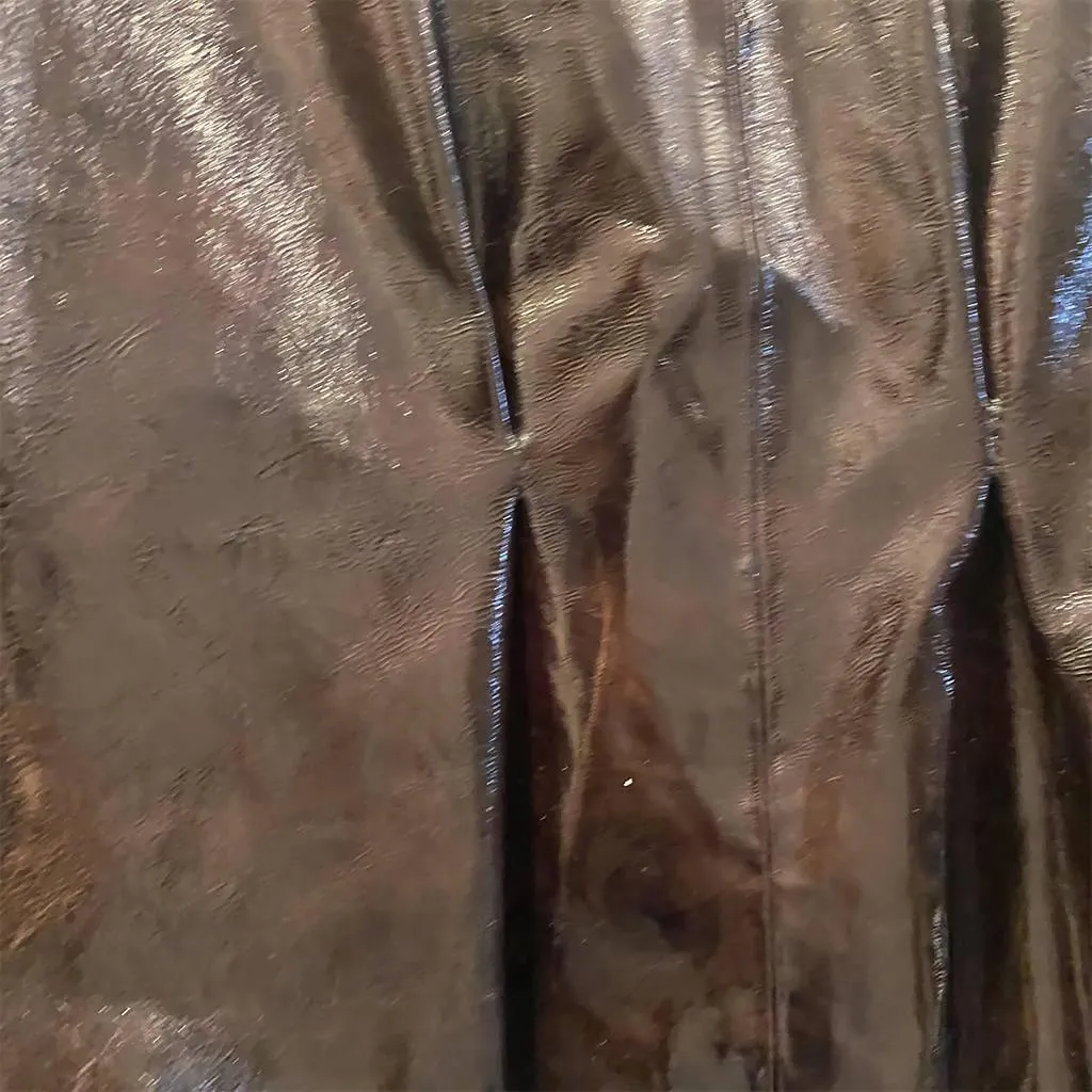 YVES SAINT LAURENT Patent Leather Jacket | Size 42