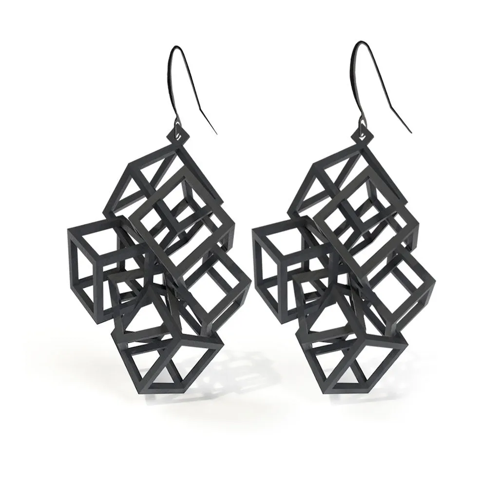 Z Cube Earring